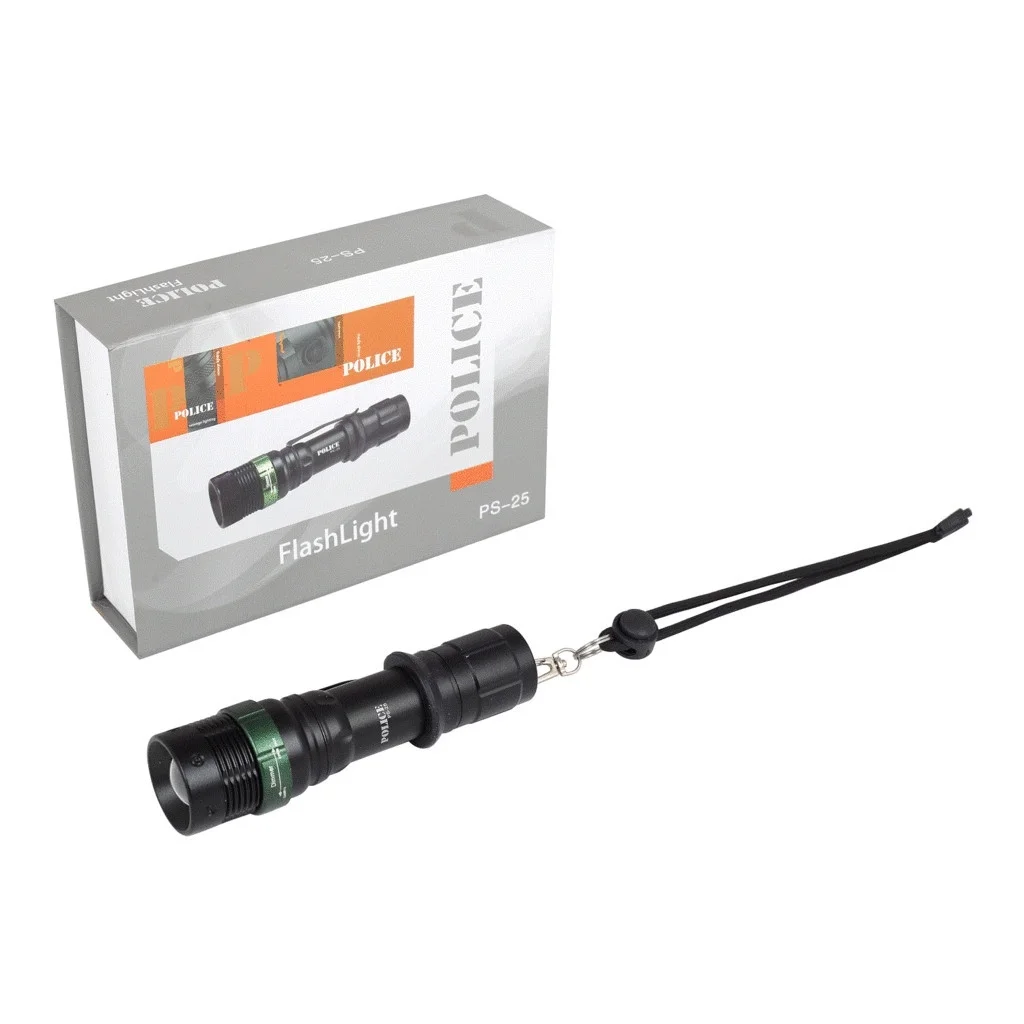 PS-25 Zoomlu Şarj Edilebilir LED El Feneri görsel 5