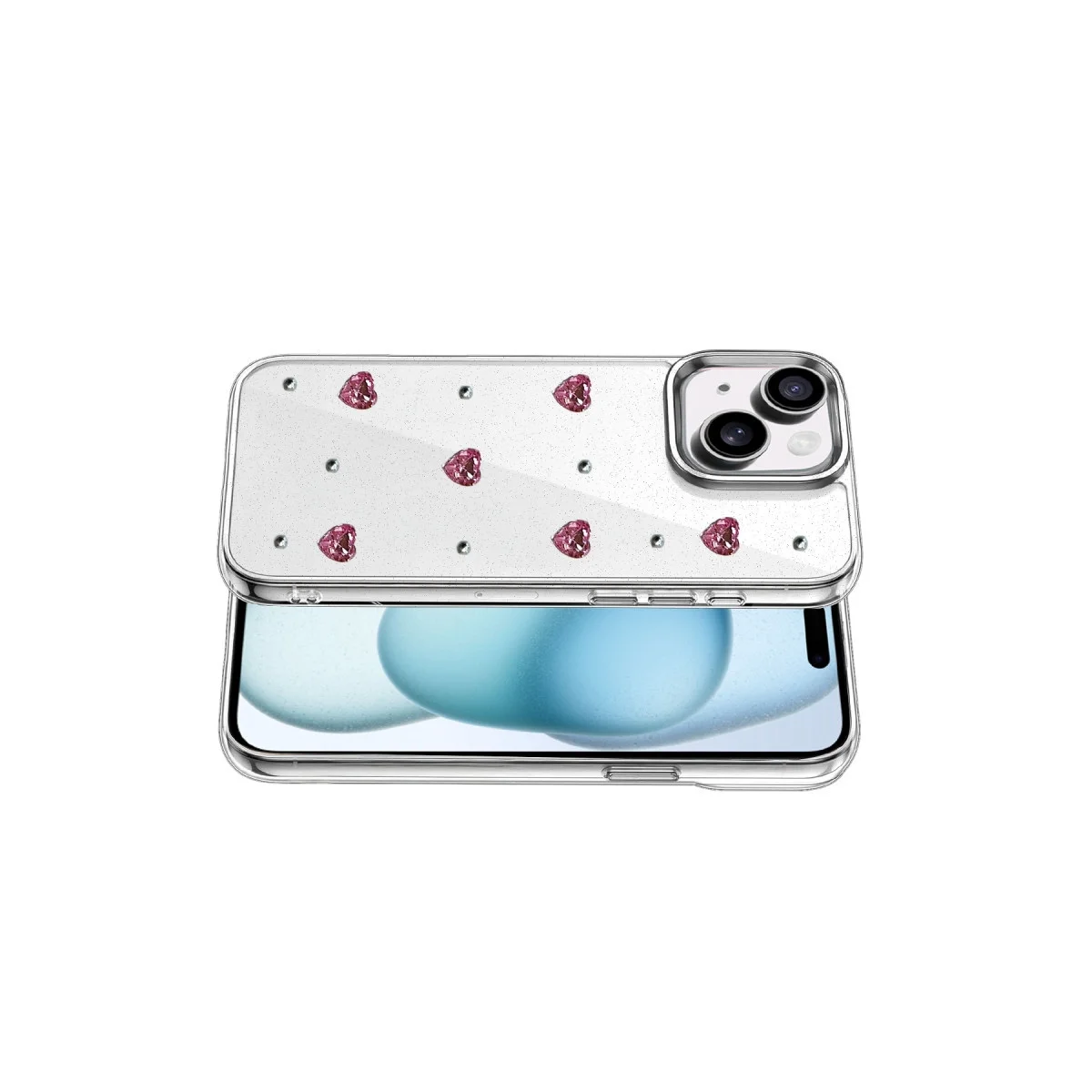 Apple İphone 15 Fiyonk Desenli Kapak - Desen 3 görsel 3