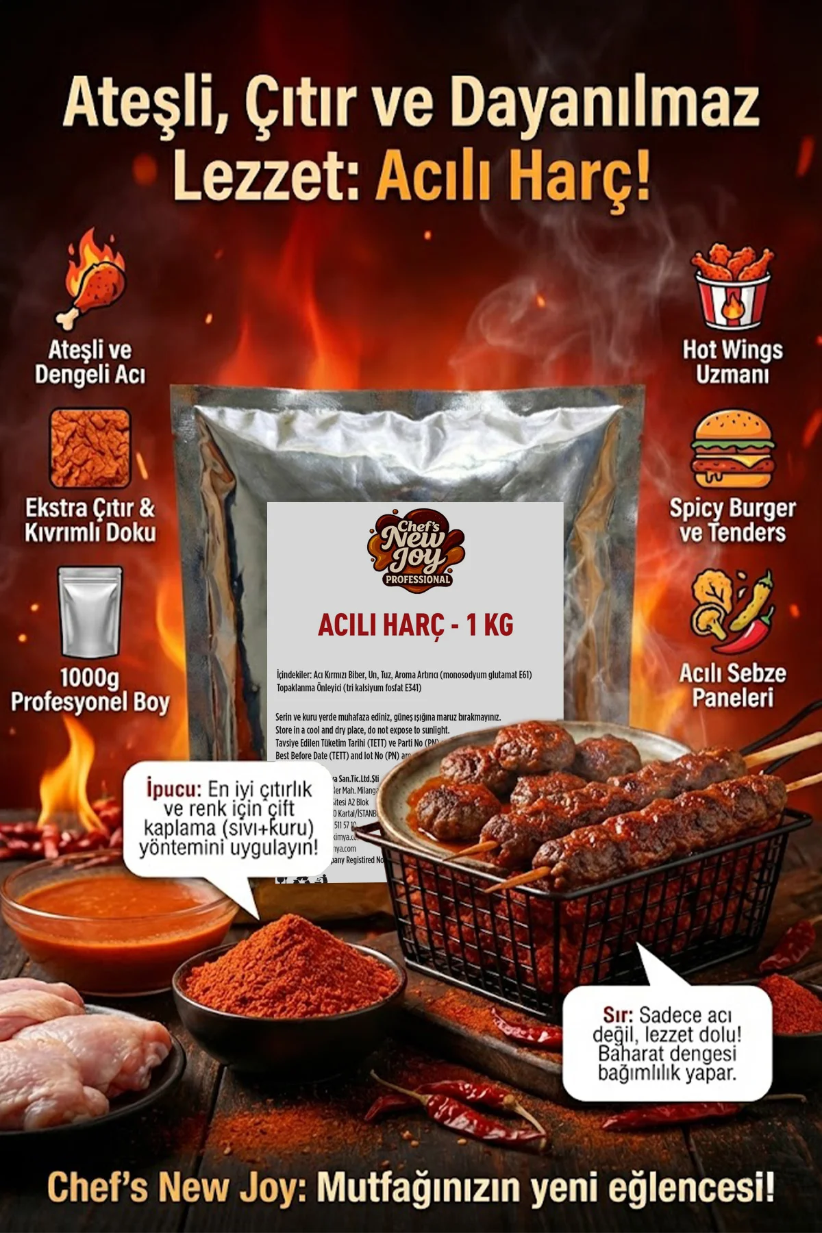 Acılı Harç 1000 gr görsel 3