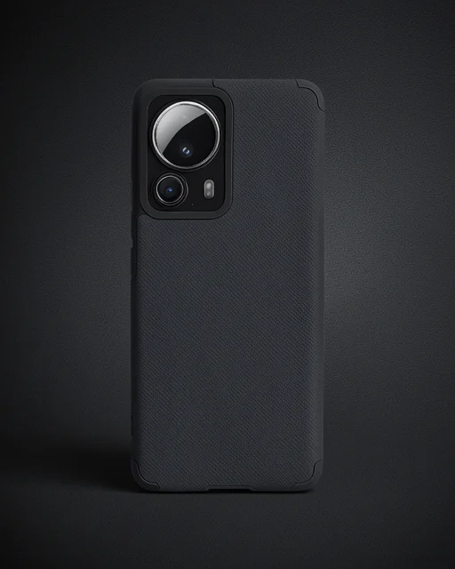 Xiaomi Mi 13 Lite Kılıf Loop Deri Silikon - Siyah