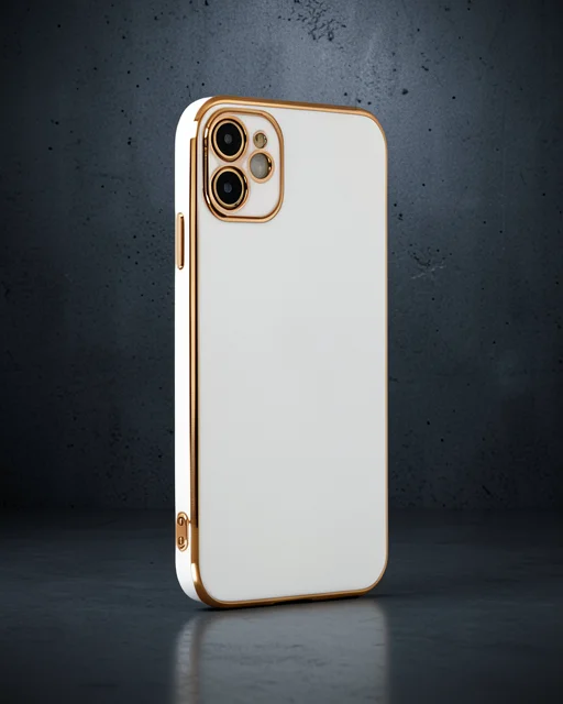 Apple İphone 12 Kılıf Volet Silikon - Beyaz