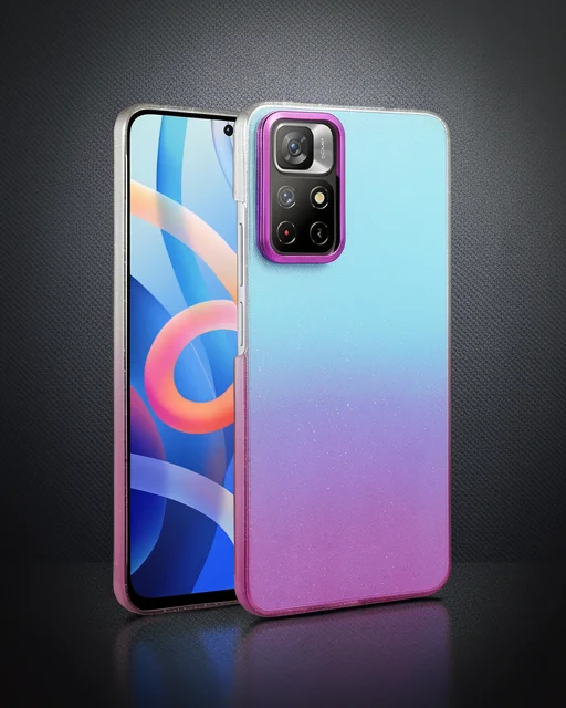 Xiaomi Redmi Note 11 Pro Glossy Kapak - Mor