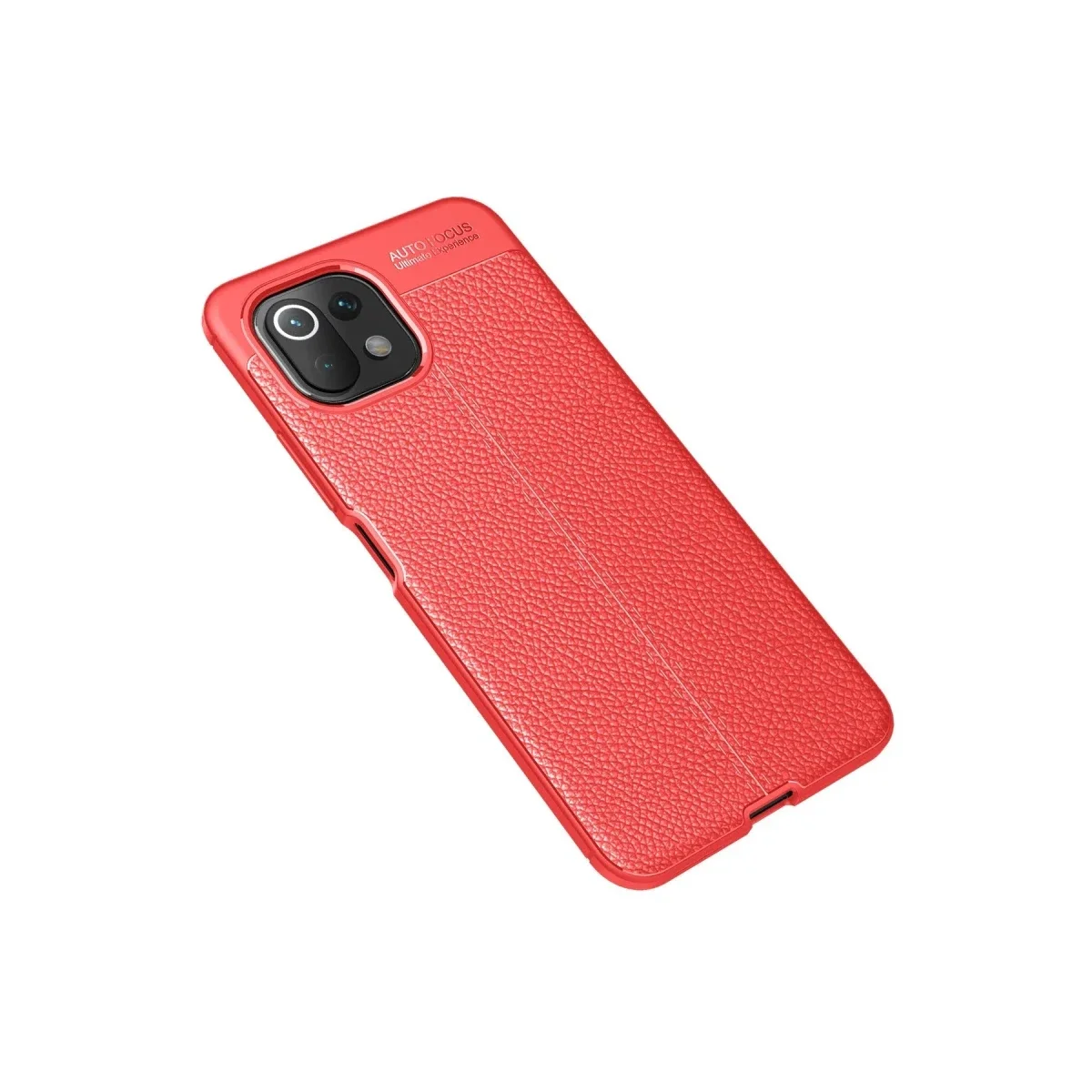 Xiaomi Mİ 11 Lite Kılıf Auto Focus Kapak - Kırmızı görsel 2