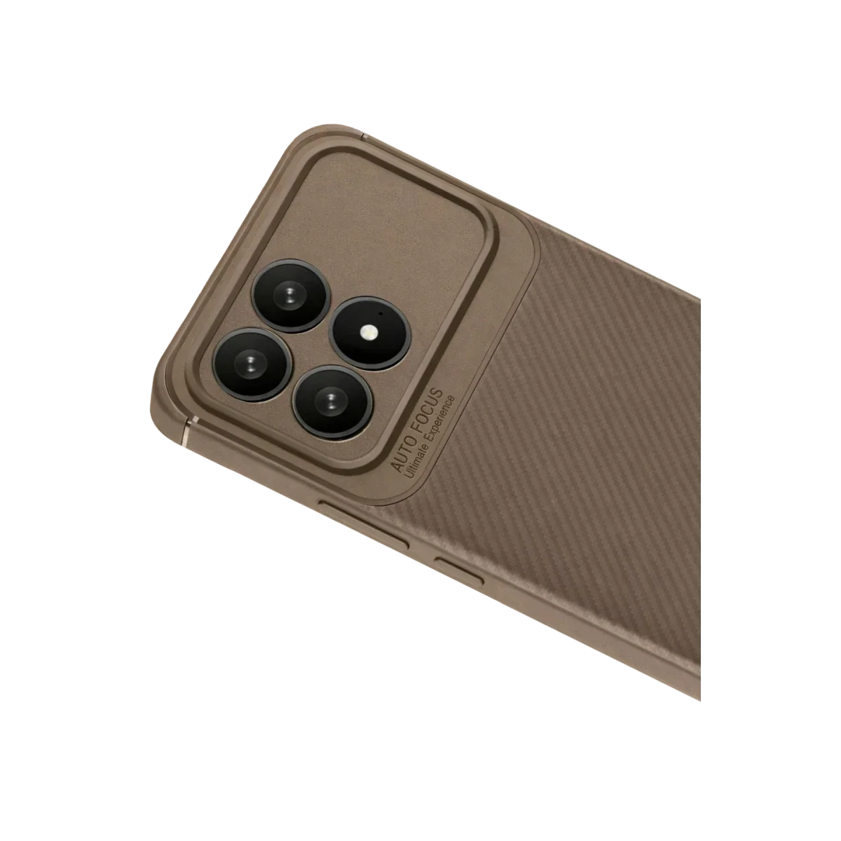 Xiaomi Poco F8 Pro Auto Focus Karbon Kapak - Kahverengi görsel 2