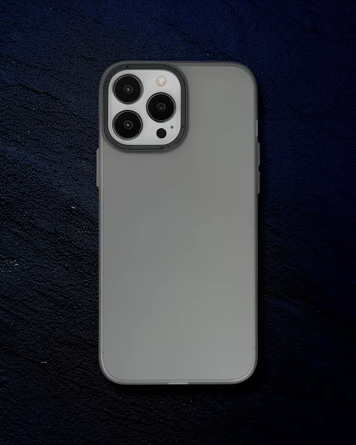 Apple İphone 13 Pro Max Kılıf Modos Metal Kapak - Siyah