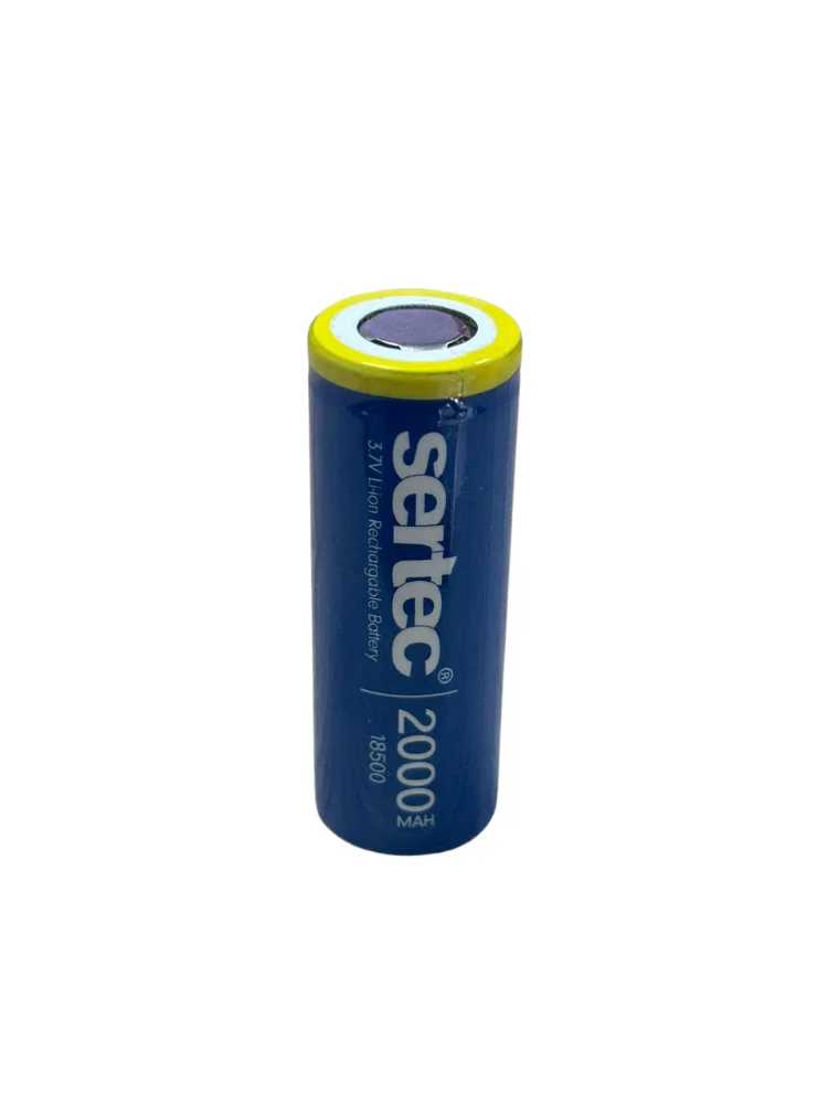 3.7V Li-ion 18500 2000 mAh 3C Şarjlı Pil
