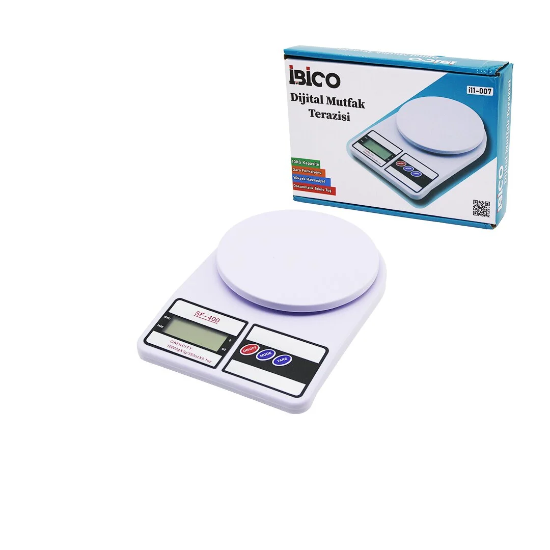 Dijital - Pilli Mutfak Terazisi Tartı 10KG / 1GR