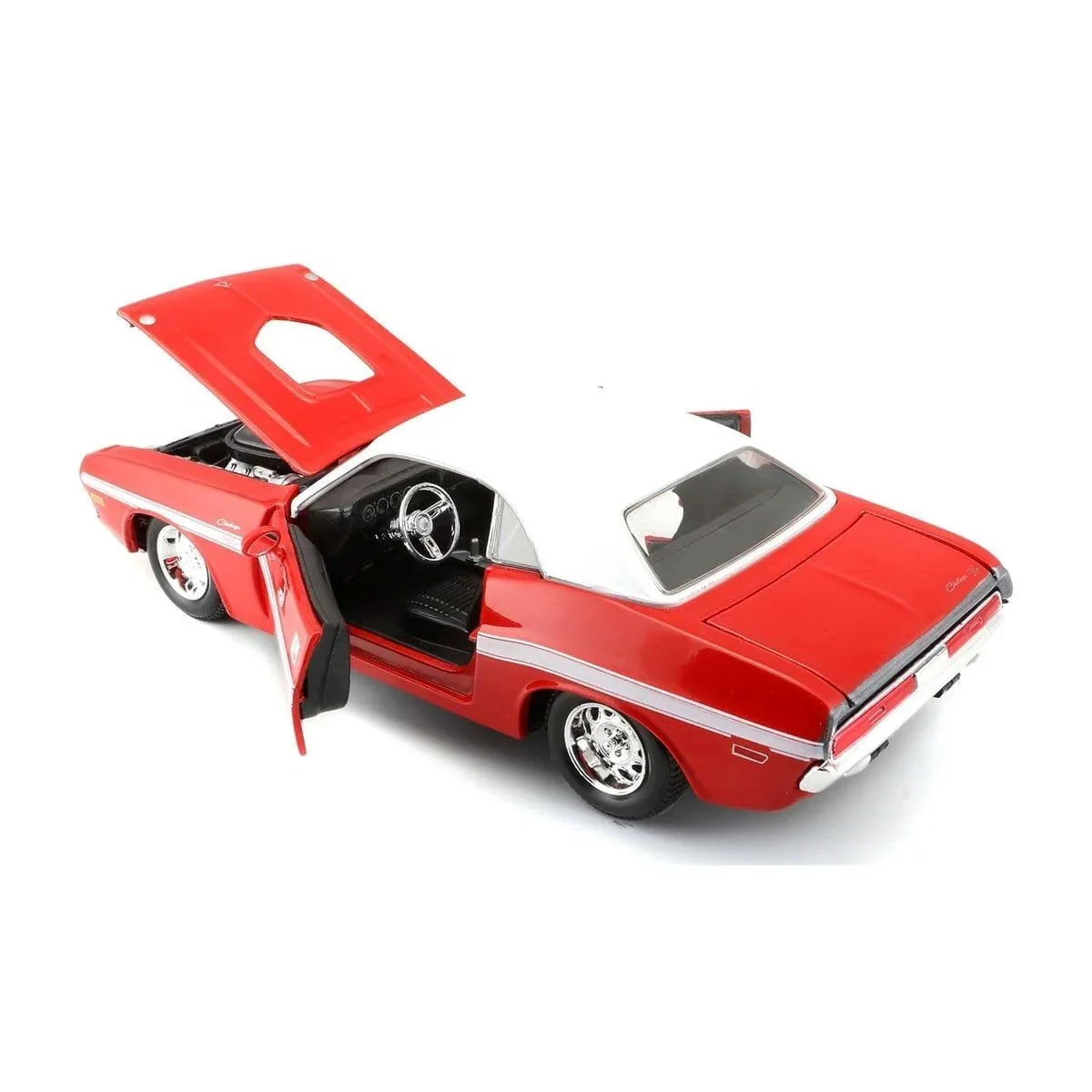 MAY 31263 1970 Dodge Challenger RT Coupe 1:24 Model Araba -Necotoys görsel 4