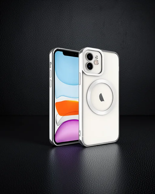 Apple İphone 12 Kılıf Kross Magneticsafe Kapak - Gümüş