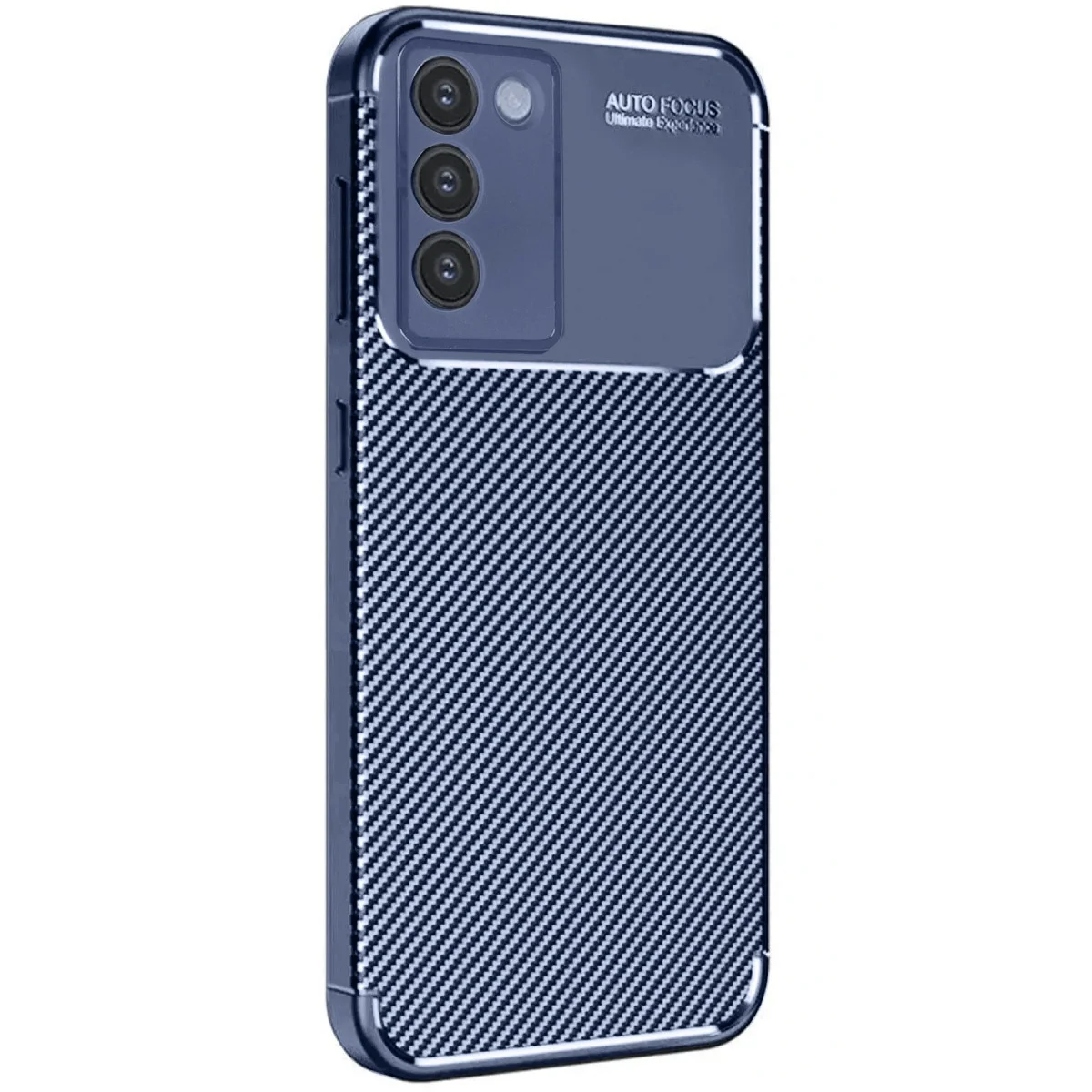 Vivo V30 Lite 4g Kılıf Auto Focus Karbon Kapak - Lacivert