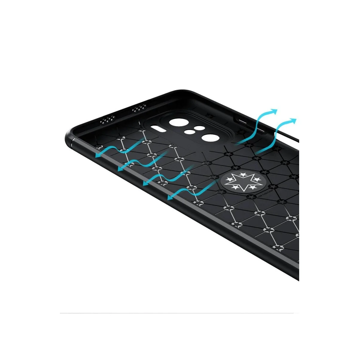 Xiaomi Poco F3 Kılıf Range Yüzüklü Silikon - Kırmızı görsel 3