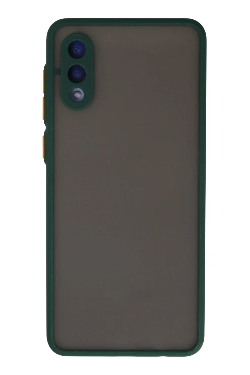 Samsung Galaxy A02 Kılıf Montreal Silikon Kapak - Yeşil