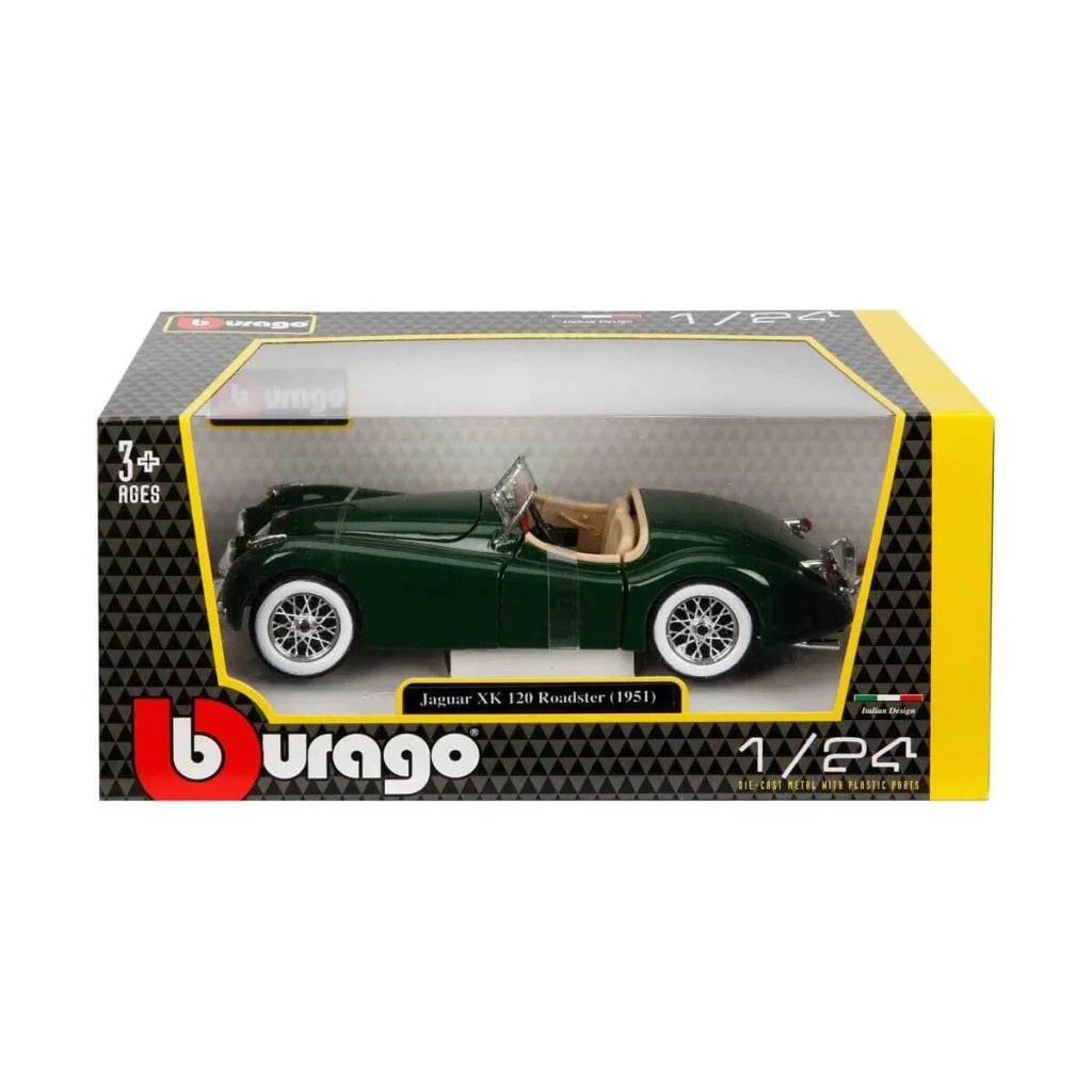 Bburago 1:24 Jaguar XK 120 Roadster Model Araba görsel 4