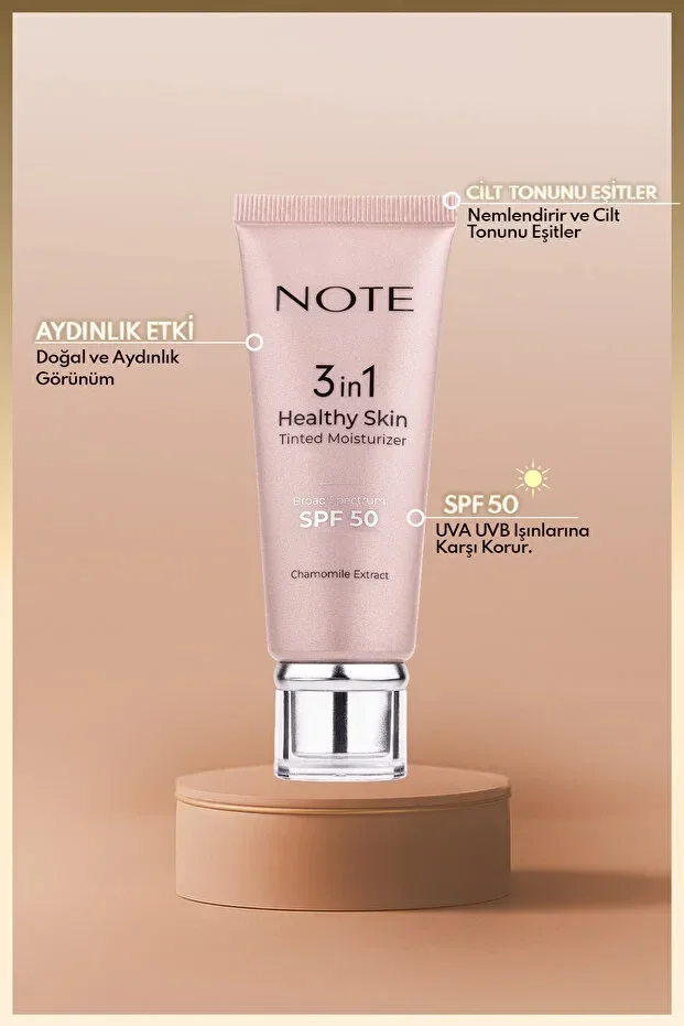 3 in 1 Healthy Skin SPF 50 Krem 10 Medium görsel 2