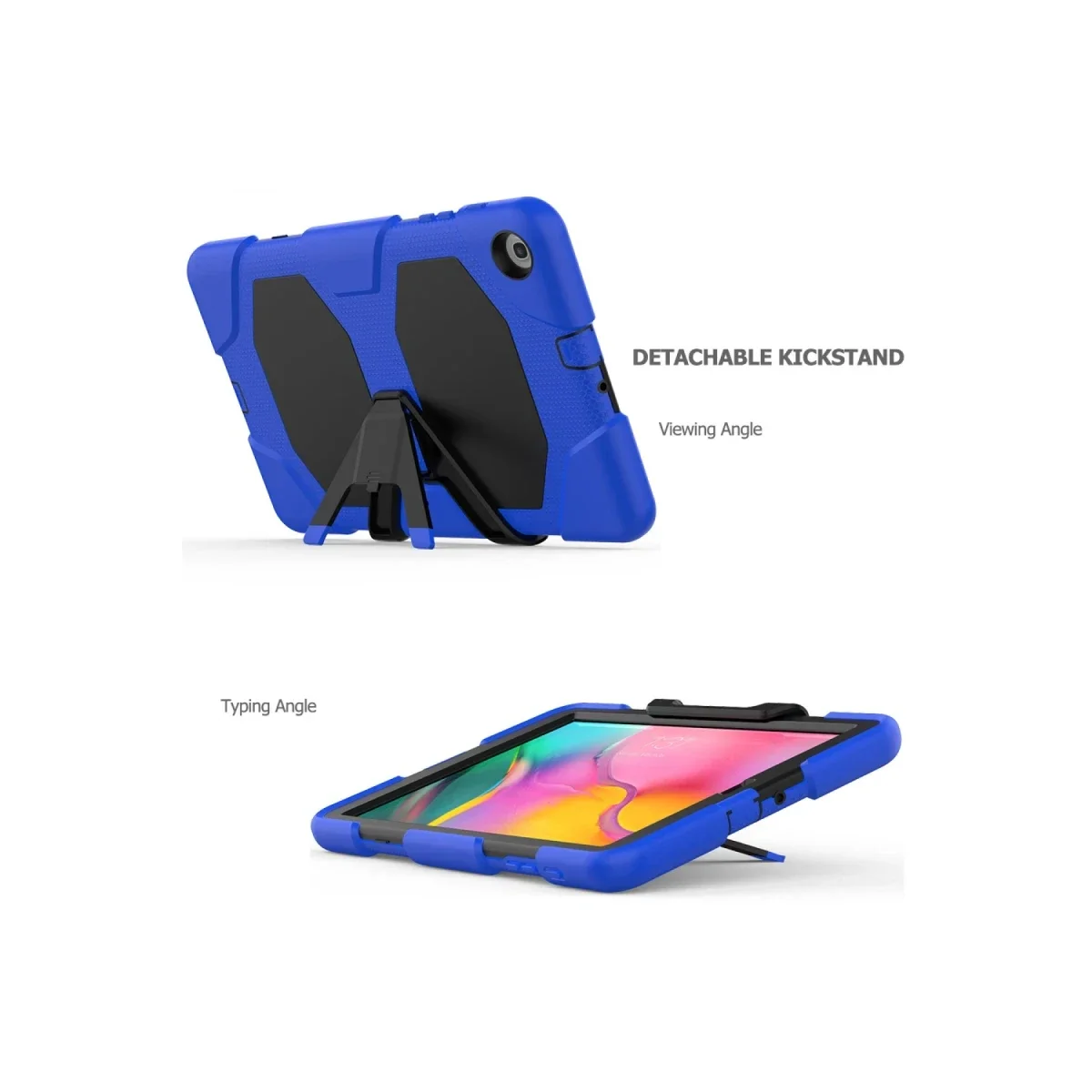Samsung Galaxy T510 Tab A 10.1 Kılıf Griffin Tablet Kapak - Mavi görsel 6