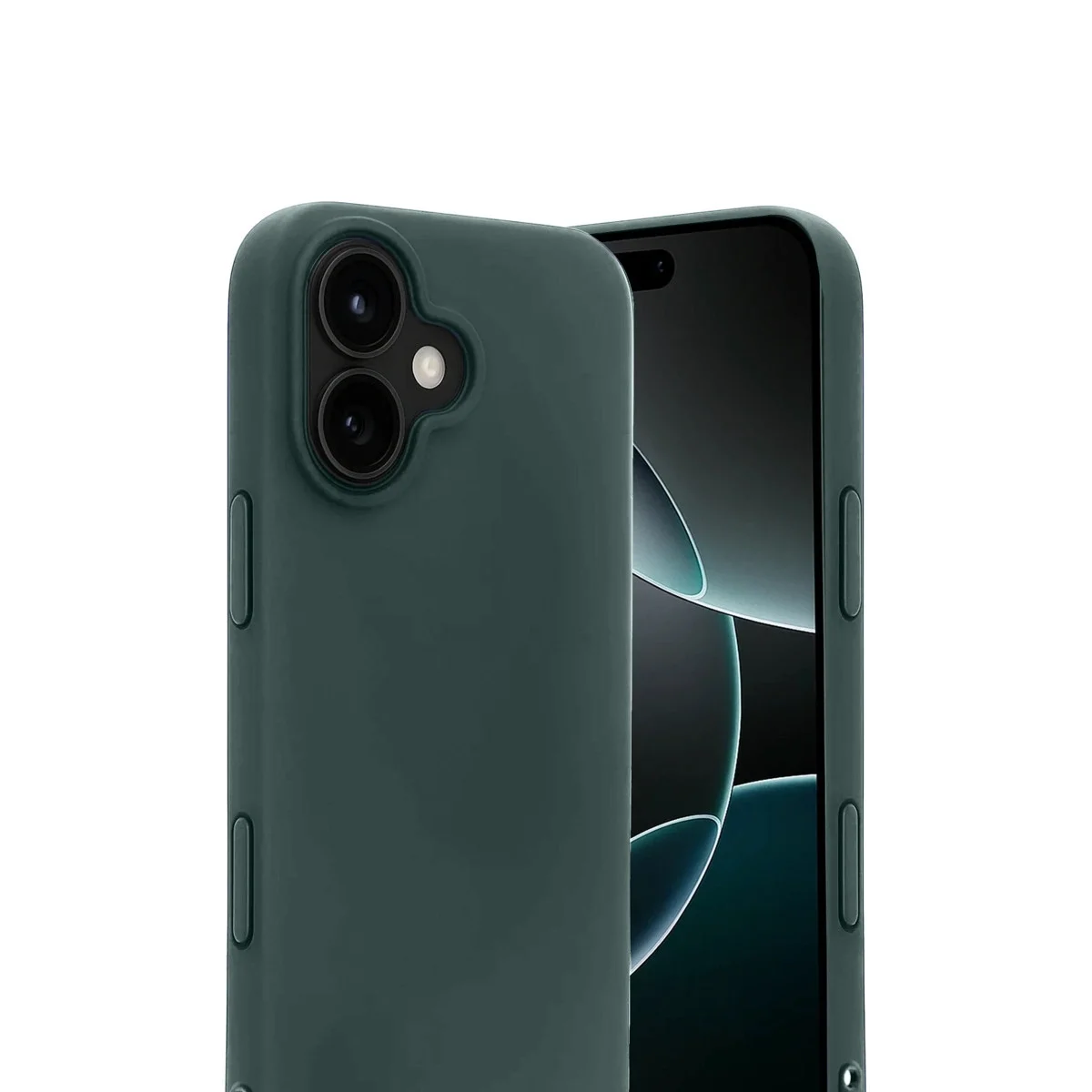 Apple İphone 17 First Silikon - Koyu Yeşil görsel 2