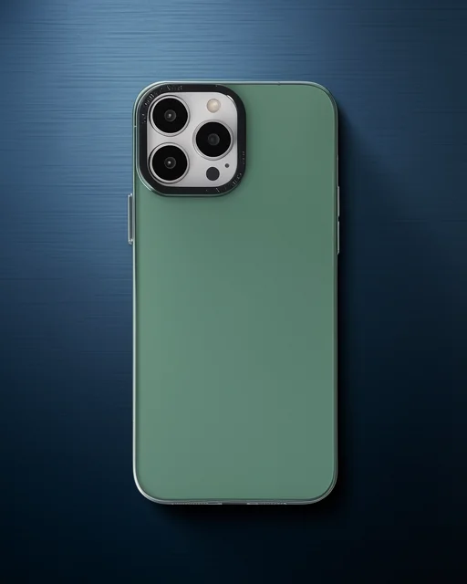 Apple İphone 13 Pro Kılıf Anka Pc Sert Metal Kapak - Yeşil