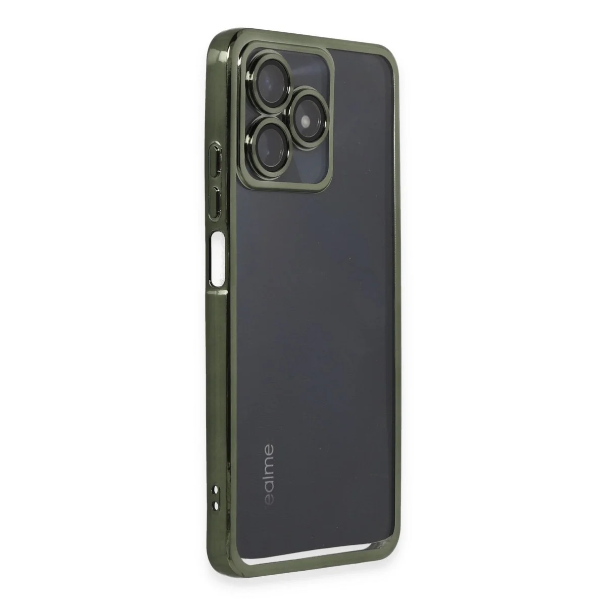Realme C53 Kılıf Razer Lensli Silikon - Yeşil görsel 2