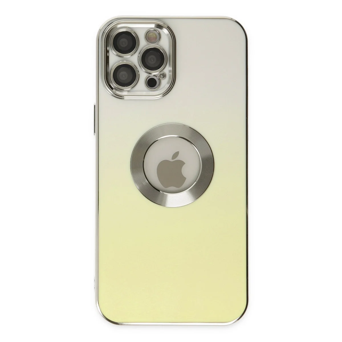 Apple İphone 12 Pro Max Kılıf Best Silikon - Sarı