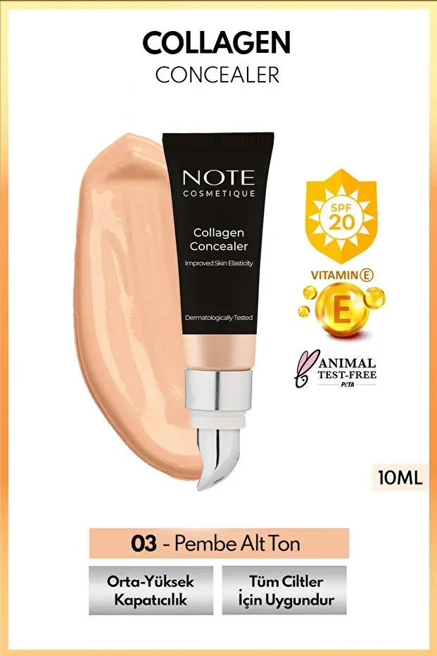 Collagen SPF 20 Göz Altı Kapatıcısı - 03 Orta Koyu