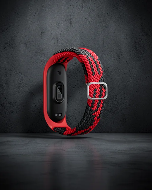 Xiaomi Mi Band 6 Kordon - Kırmızı-siyah