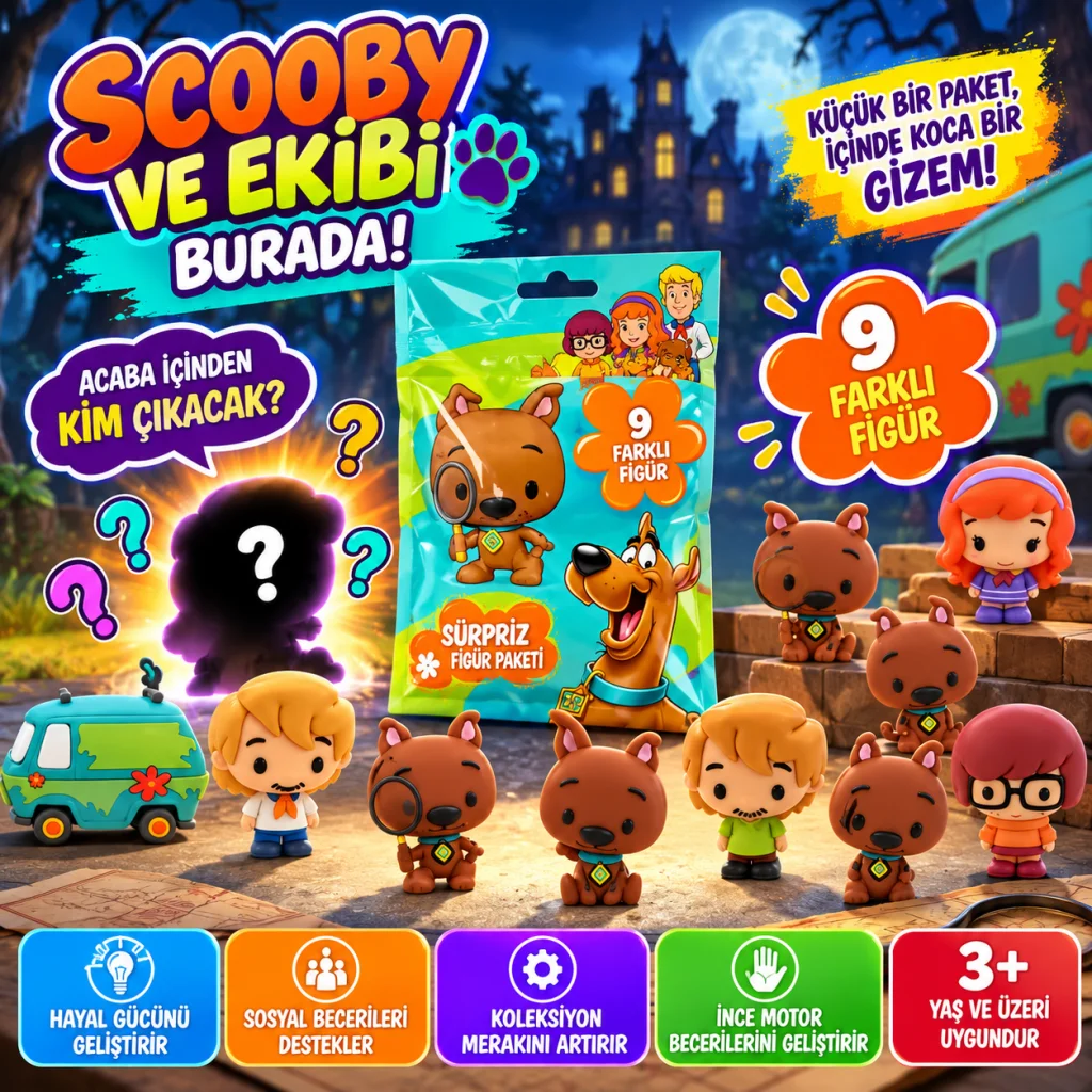 Cool Things Scooby Doo Buddies 3D Sürpriz Figür Paketi