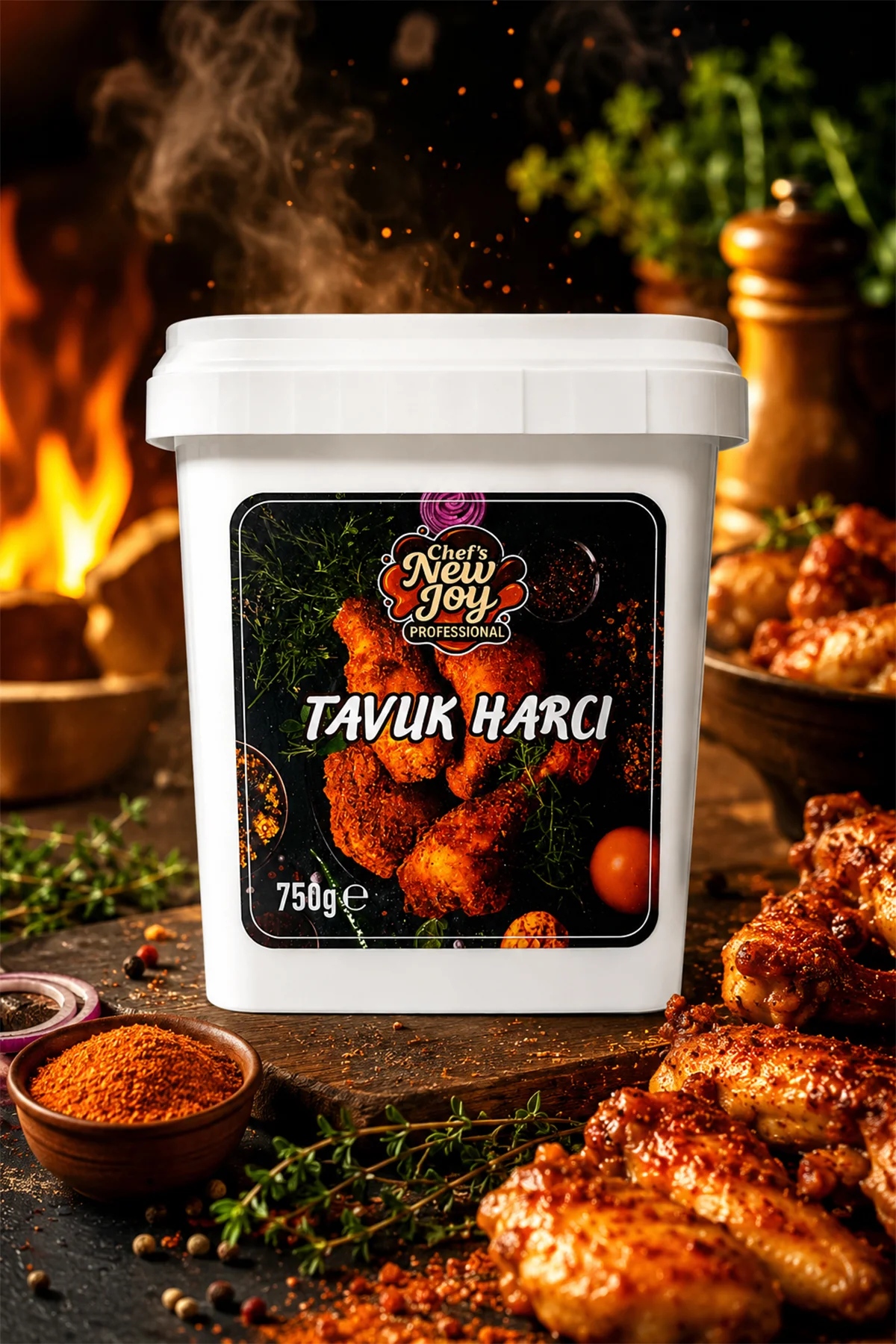 Fırında Tavuk Harcı 750 gr - Koruyucusuz, Özel Baharat Karışımı görsel 2