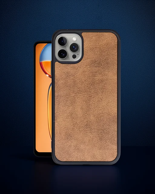 Apple İphone 15 Pro Max Kılıf Aras Deri Kapak - Taba
