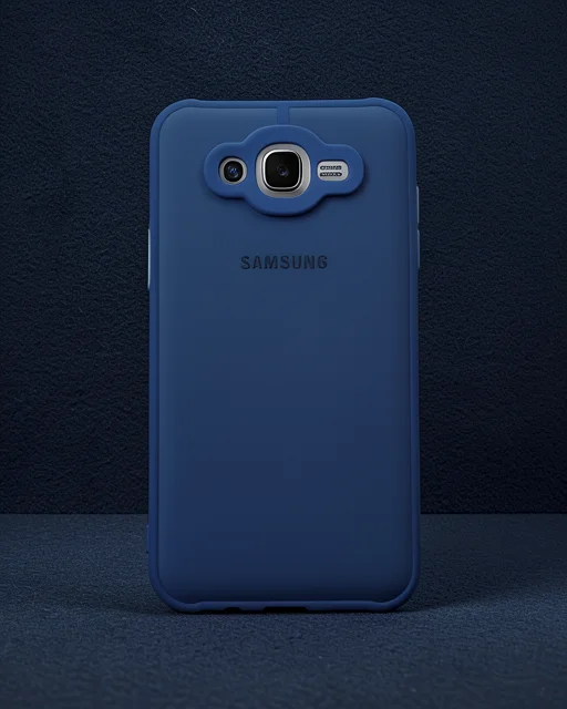 Samsung Galaxy J7 Kılıf Montreal Silikon Kapak - Lacivert