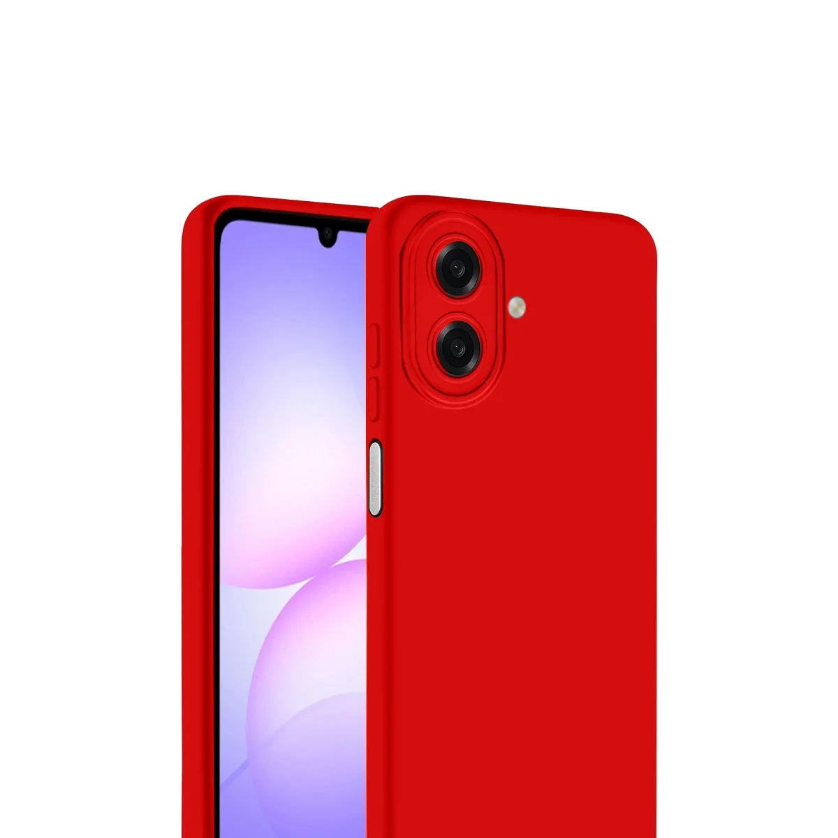 Samsung Galaxy A07 4g First Silikon - Kırmızı görsel 2
