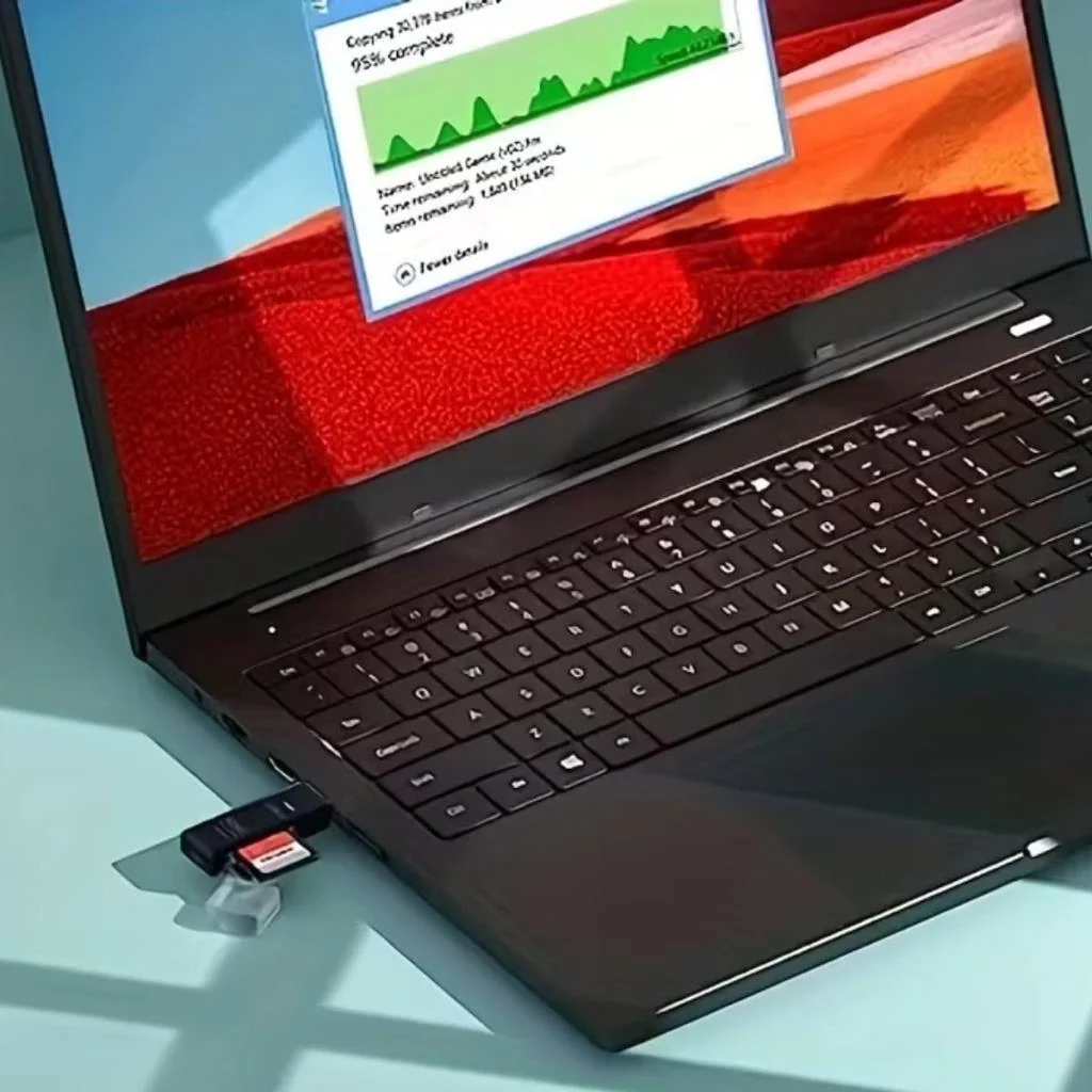 Hafıza Kartı - Tf Kart Okuyucu Hub Adaptör Veri Aktarıcı görsel 2