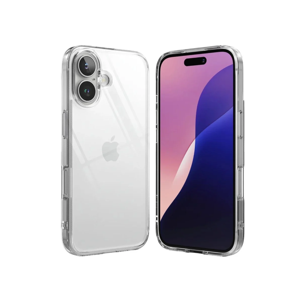 Apple İphone 17 Lüx Şeffaf Silikon - Şeffaf görsel 2