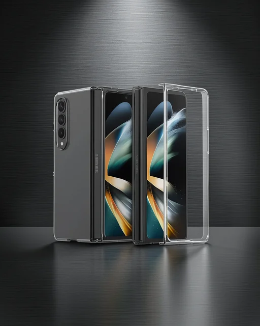 Samsung Galaxy Z Fold 3 Kılıf Fold Tpu Silikon - Şeffaf