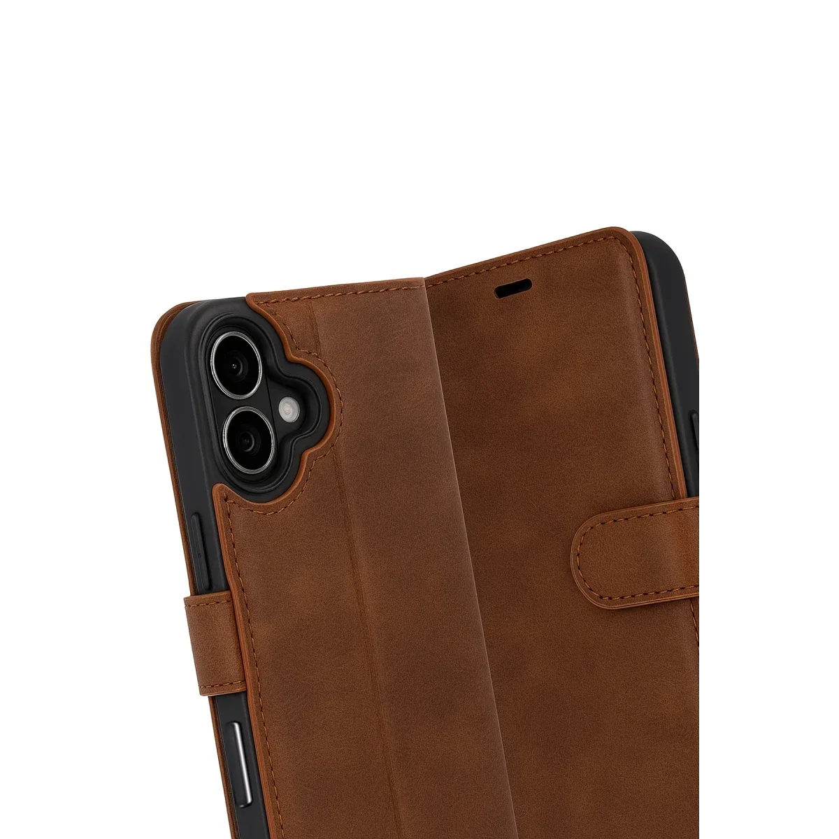 Apple iPhone 17 Trend S Plus Kapaklı Kılıf - Taba görsel 3