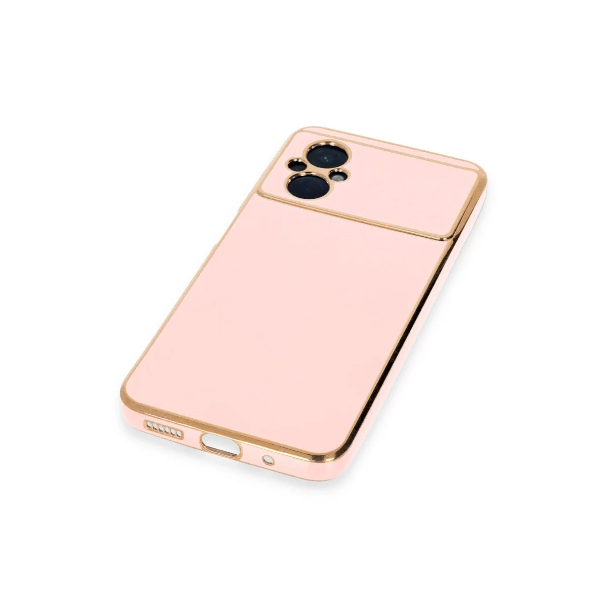 Xiaomi Poco M5 Kılıf Volet Silikon - Pembe görsel 5