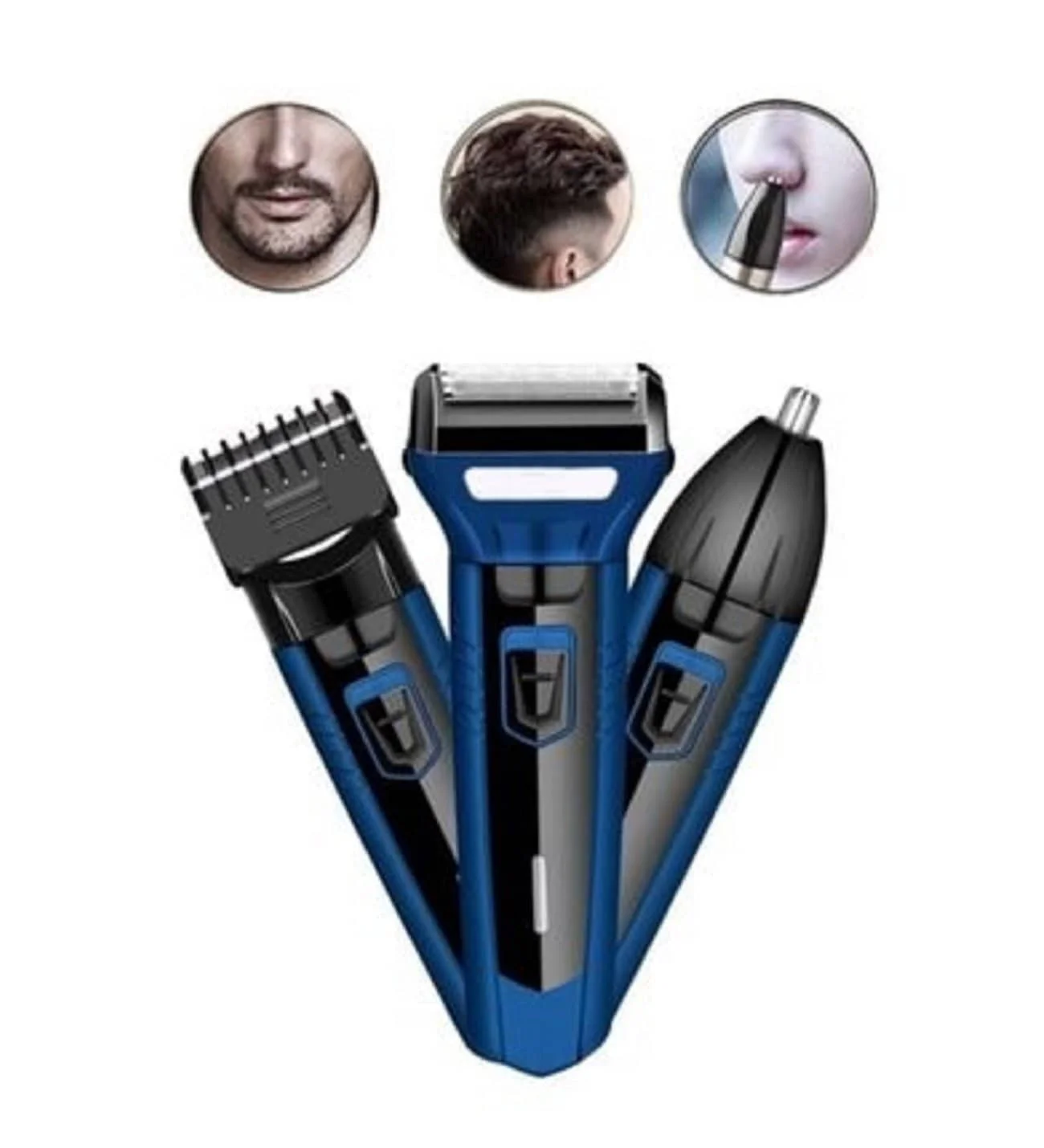 Tıraş Makinesi Saç Sakal Kesme Makinesi 3in1 görsel 3