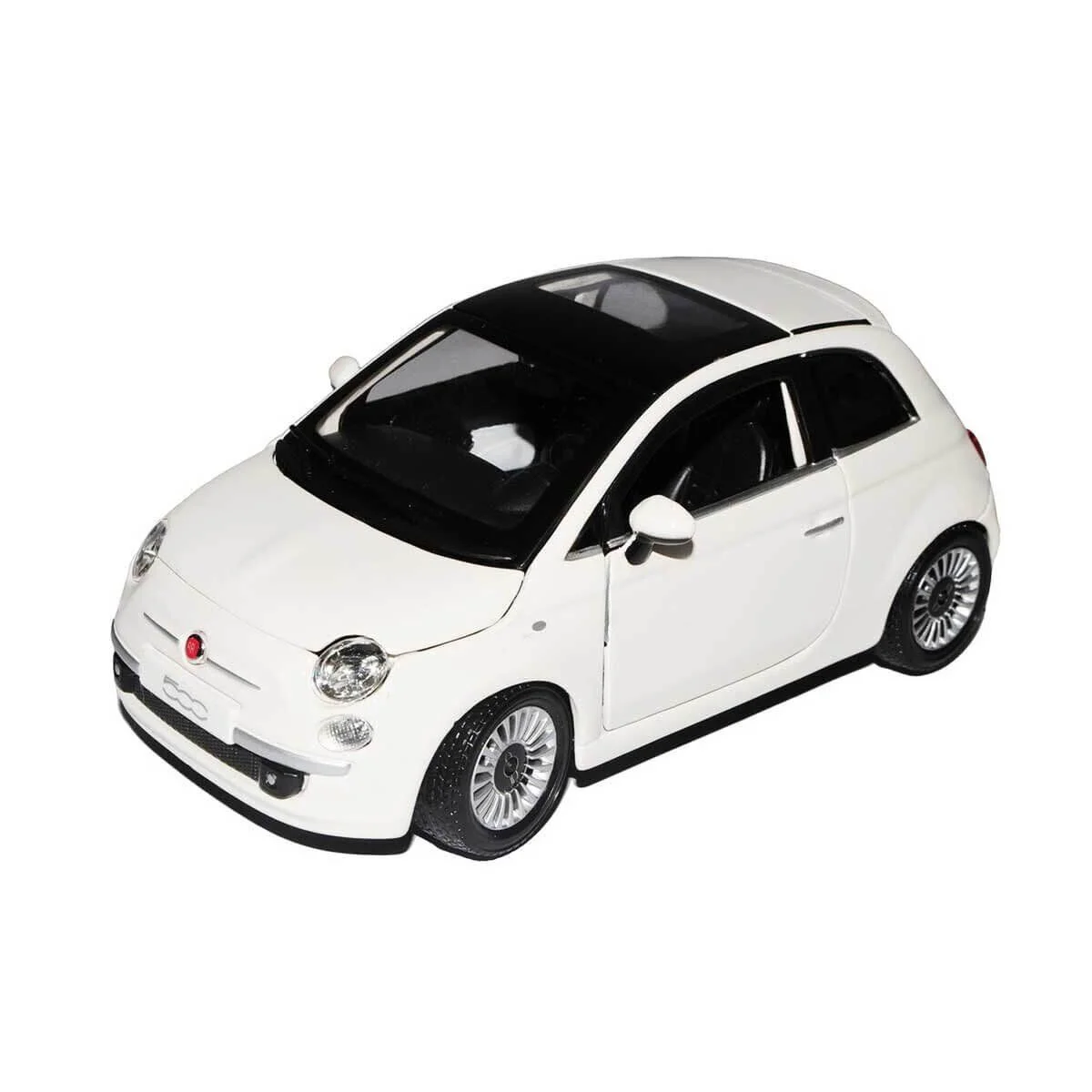 22106 Burago 1:24 Fiat 500 2007 Model Araba görsel 3