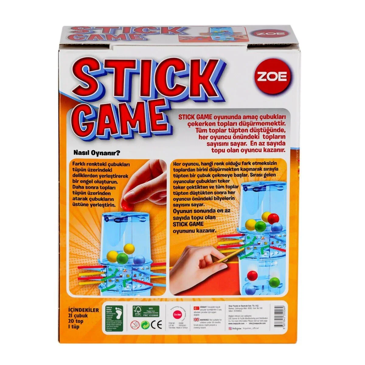 35006 Zoe Stick Game görsel 2