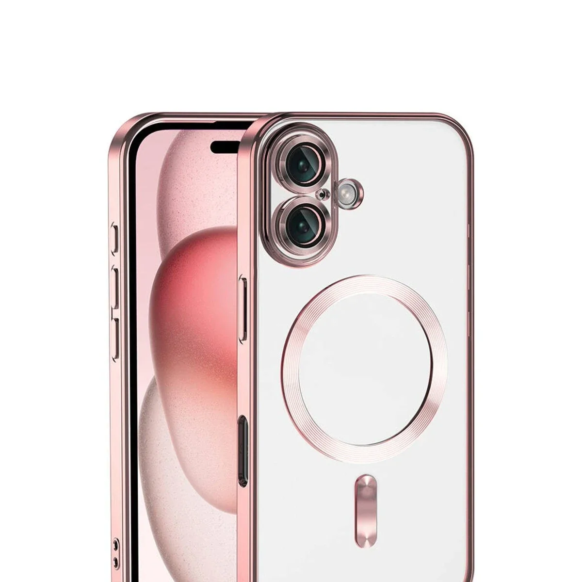 Apple iPhone 17 Kross Magneticsafe Kapak - Rose görsel 2