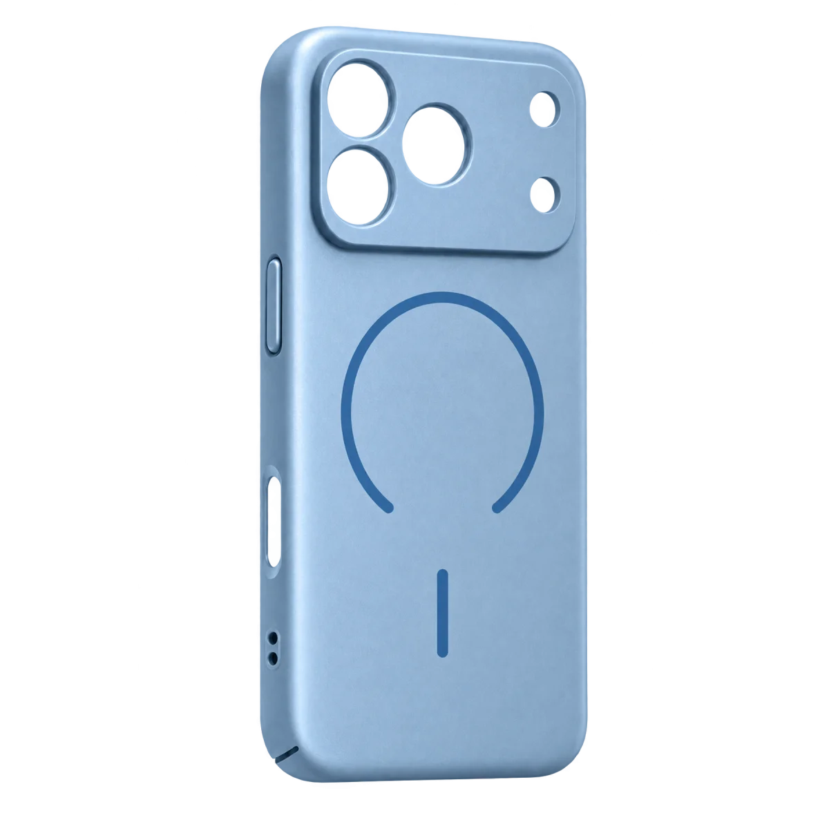 Apple iPhone 18 Pro Max Mika PC Magsafe Kapak - Açık Mavi