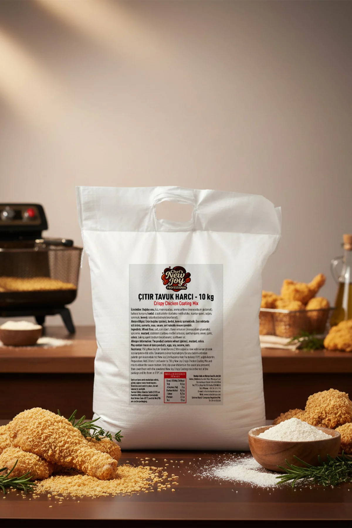 Çıtır Tavuk Pane Harcı 10 KG X 2 Adet - 1 Koli (Koli Bazlı Avantaj Paketi) görsel 3