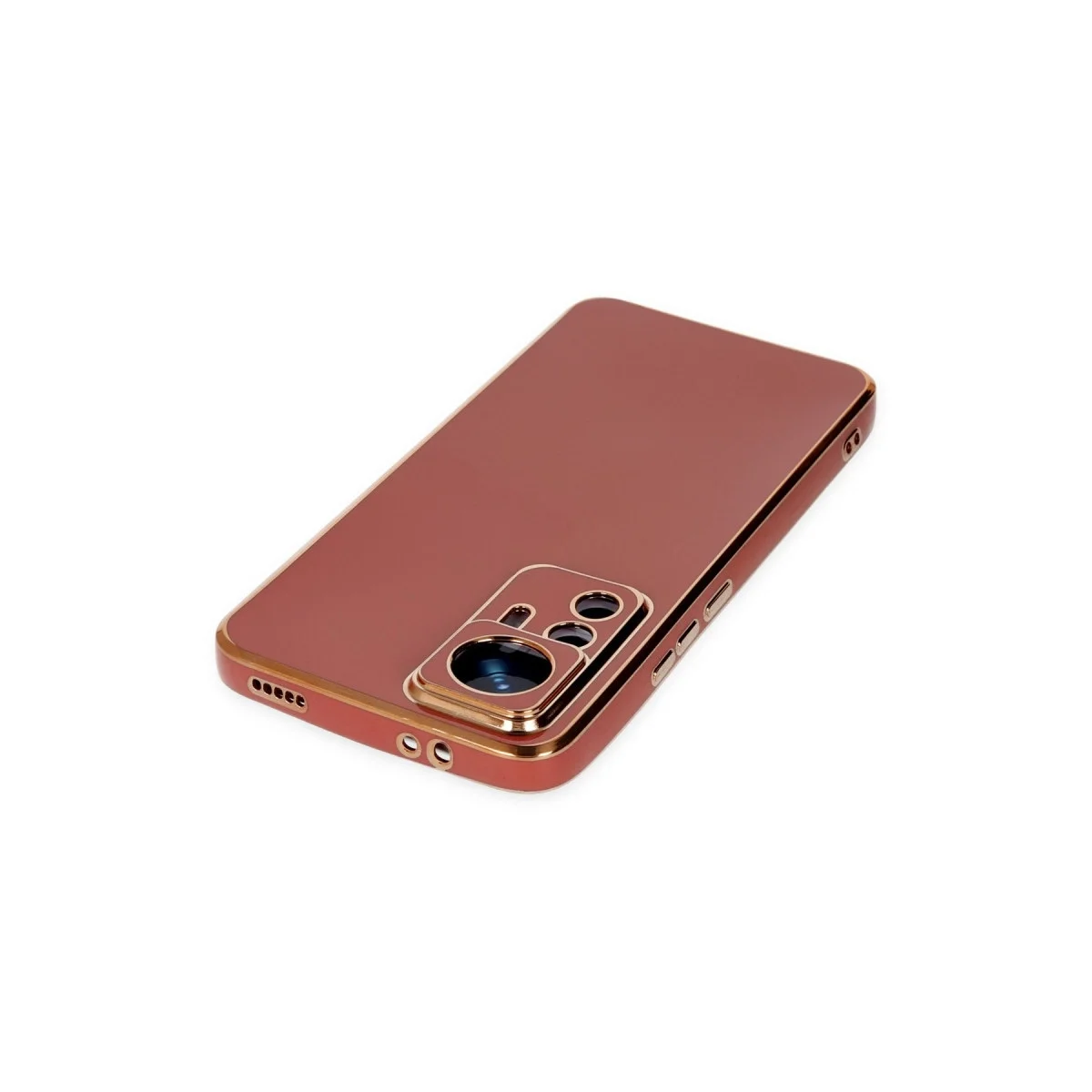 Xiaomi Mi 12t Pro Kılıf Volet Silikon - Kırmızı görsel 4