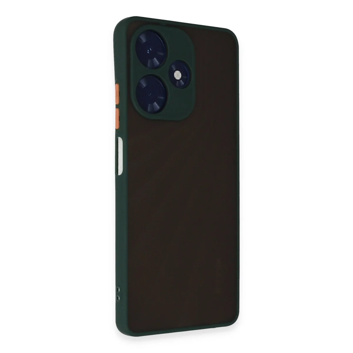 İnfinix Hot 30 4g Kılıf Montreal Silikon Kapak - Yeşil görsel 2