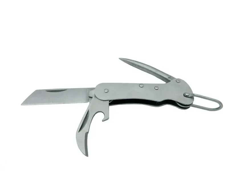 PK 153 Gümüş Geci Çakı 9,5 cm - Metal Sap, Manuel
