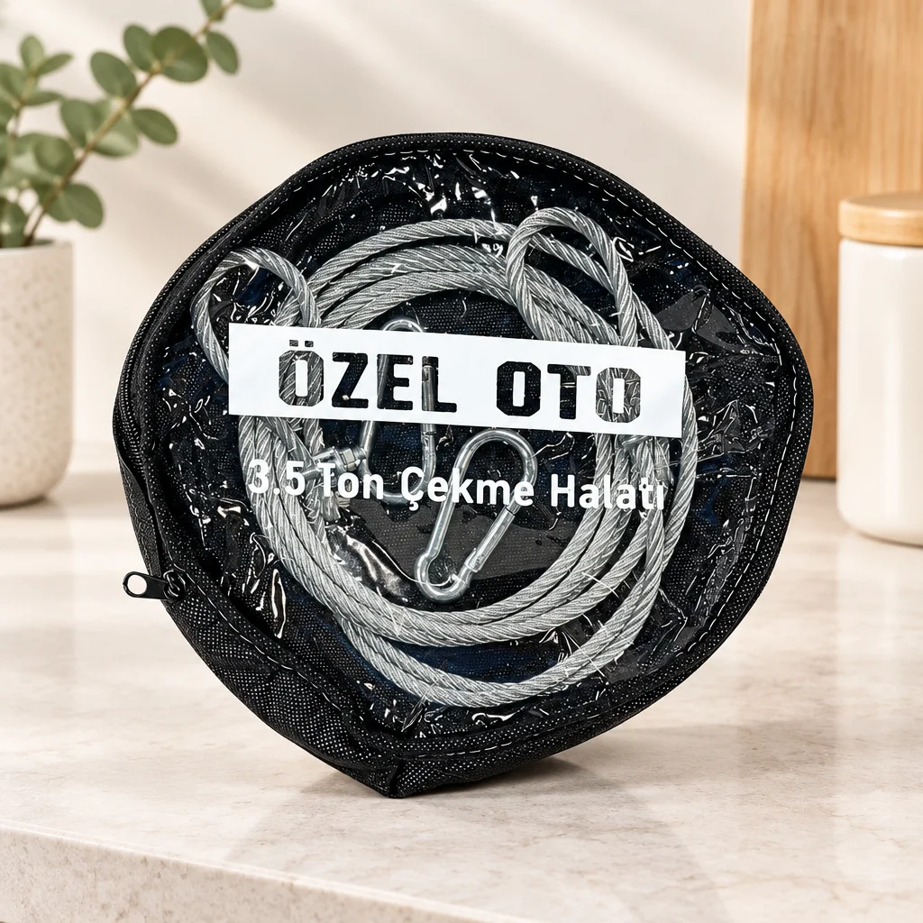 3.5 Ton Araç Çekme Halatı Çelik