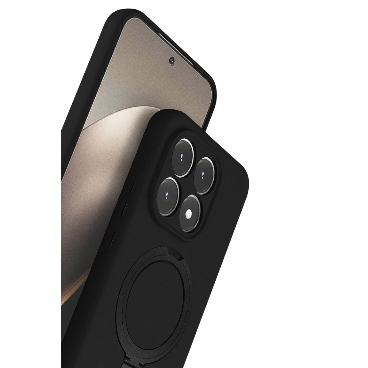 Xiaomi Mi 15T Regal Magsafe Standlı Kapak - Siyah görsel 3
