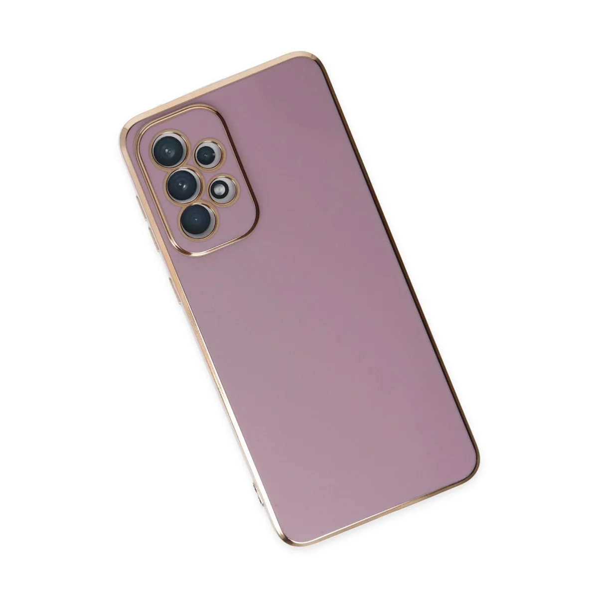 Samsung Galaxy A73 5g Kılıf Volet Silikon - Mor görsel 2