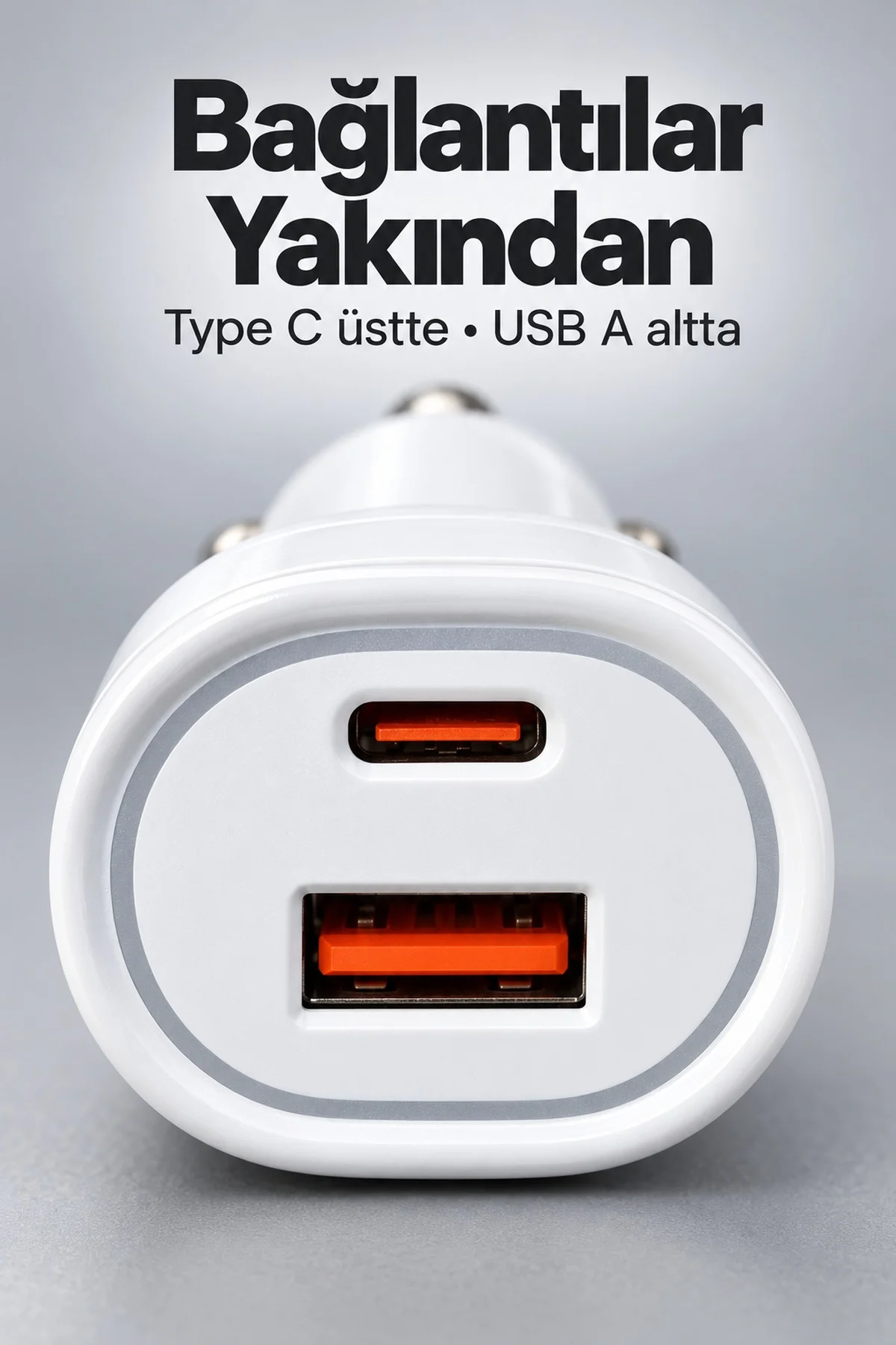 PD 22W Type C Çıkışlı Araç Şarj Cihazı görsel 5