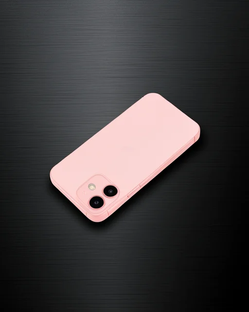 Apple İphone 12 Mini Shine Kamera Lens Koruma Cam - Pembe