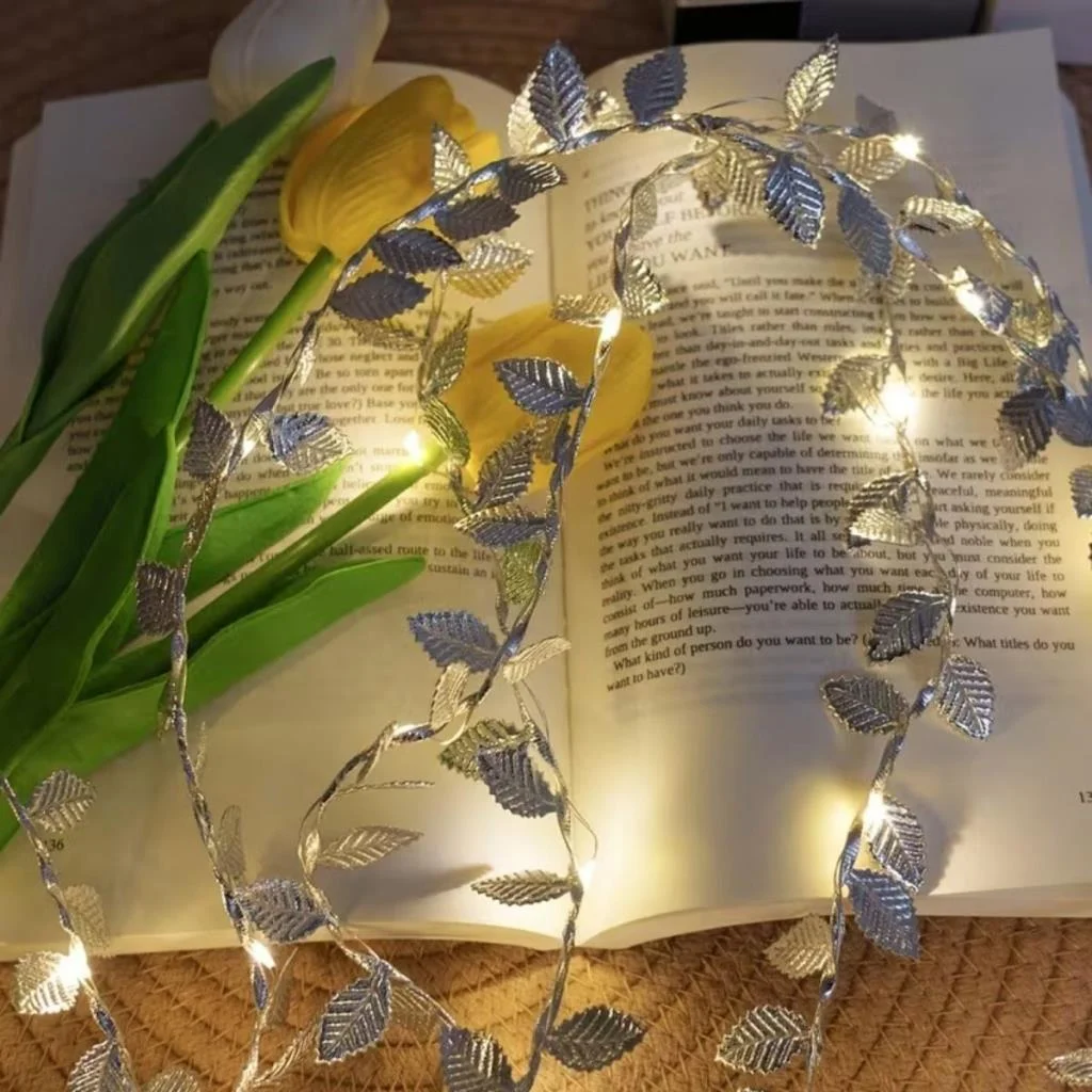 3 Metre Yaldızlı Gümüş LED Işık – Dekoratif Ortam ve Aydınlatması görsel 3